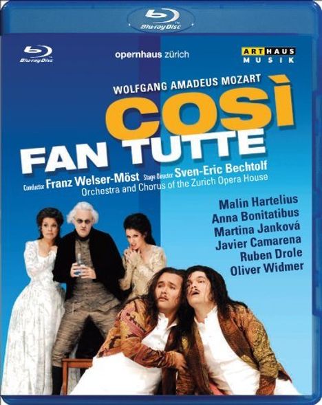 Wolfgang Amadeus Mozart (1756-1791): Cosi fan tutte, Blu-ray Disc