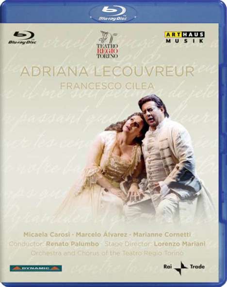 Francesco Cilea (1866-1950): Adriana Lecouvreur, Blu-ray Disc