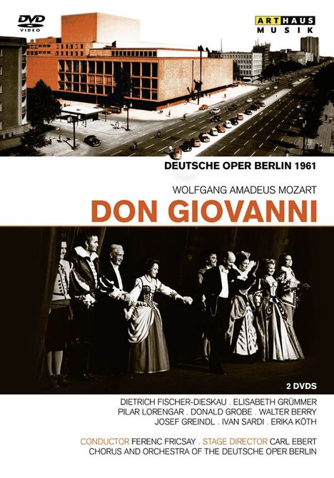 Wolfgang Amadeus Mozart (1756-1791): Don Giovanni, 2 DVDs