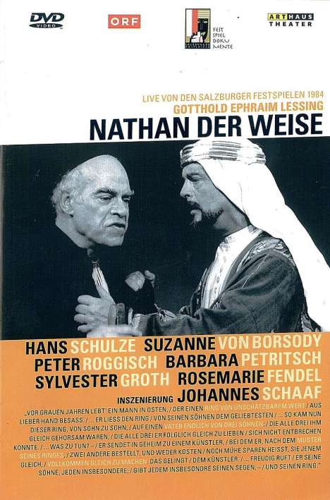 Nathan der Weise (Salzburg 1984), DVD
