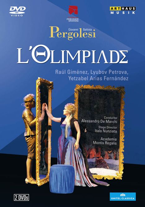 Giovanni Battista Pergolesi (1710-1736): L'Olimpiade, 2 DVDs