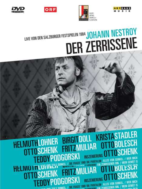 Der Zerrissene (Salzburger Festspiele 1984), DVD