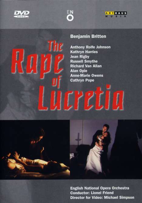 Benjamin Britten (1913-1976): The Rape of Lucretia, DVD