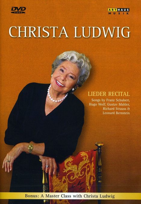 Christa Ludwig - Lieder Recital, DVD