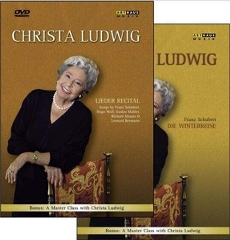 Christa Ludwig - Lieder Recital, 2 DVDs