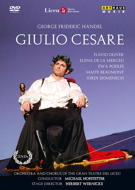 Georg Friedrich Händel (1685-1759): Giulio Cesare in Egitto, 2 DVDs