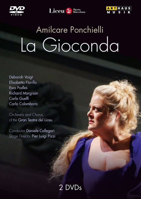 Amilcare Ponchielli (1834-1886): La Gioconda, 2 DVDs