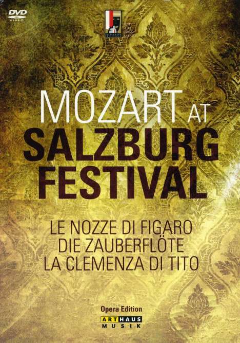Mozart at Salzburg Festival (3 Operngesamtaufnahmen), 6 DVDs