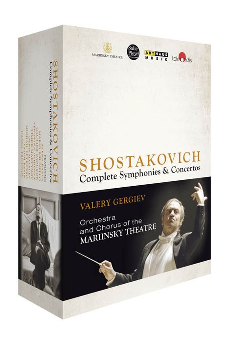 Dmitri Schostakowitsch (1906-1975): Sämtliche Symphonien und Konzerte, 4 Blu-ray Discs