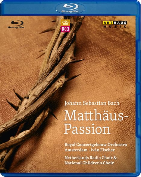 Johann Sebastian Bach (1685-1750): Matthäus-Passion BWV 244, Blu-ray Disc