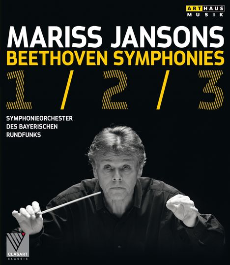 Ludwig van Beethoven (1770-1827): Symphonien Nr.1-3, Blu-ray Disc