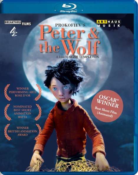 Serge Prokofieff (1891-1953): Filmmusik: Peter und der Wolf op.67 (Animationsfilm), Blu-ray Disc