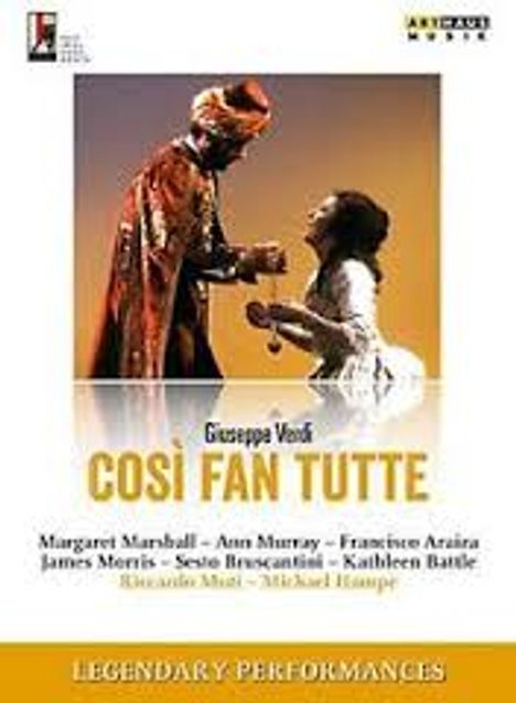 Wolfgang Amadeus Mozart (1756-1791): Cosi fan tutte, 2 DVDs