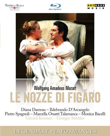 Wolfgang Amadeus Mozart (1756-1791): Die Hochzeit des Figaro, Blu-ray Disc