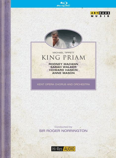 Michael Tippett (1905-1998): King Priam, Blu-ray Disc