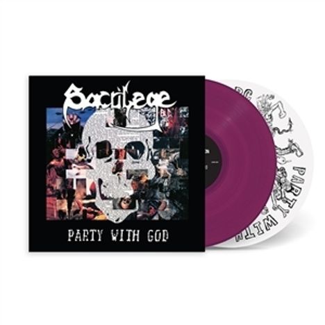 Sacrilege B.C.: Party With God (Limited Edition) (Blood &amp; White Vinyl), 2 LPs