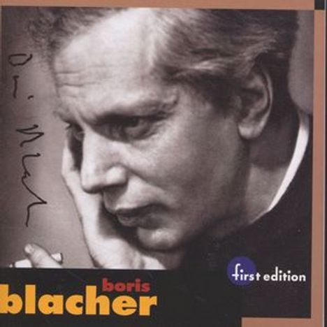 Boris Blacher (1903-1975): Orchester Fantasie, CD