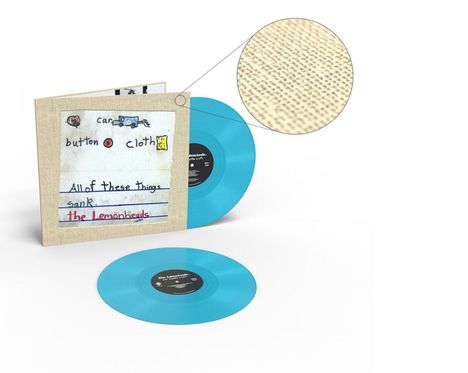 The Lemonheads: Car Button Cloth (Limited Indie Edition) (Deluxe Expanded Clothbound Blue Vinyl), 2 LPs