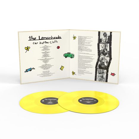 The Lemonheads: Car Button Cloth (Limited Indie Edition) (Deluxe Expanded Clothbound Yellow Vinyl), 2 LPs