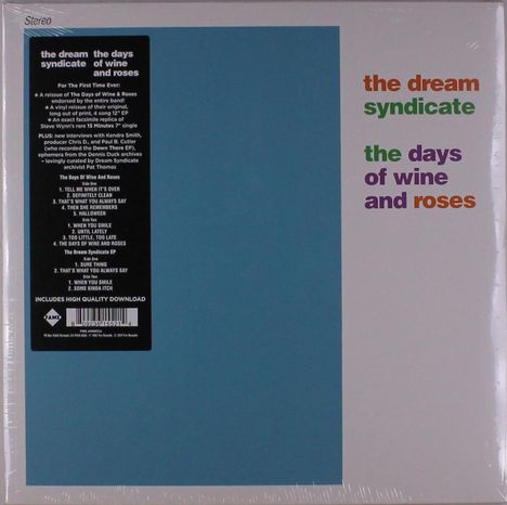 The Dream Syndicate: The Days Of Wine &amp; Roses (RSD) (Reissue), 1 LP, 1 Single 12" und 1 Single 7"