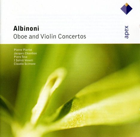 Tomaso Albinoni (1671-1751): Oboenkonzerte op.9 Nr.2,3,5,6,11, CD