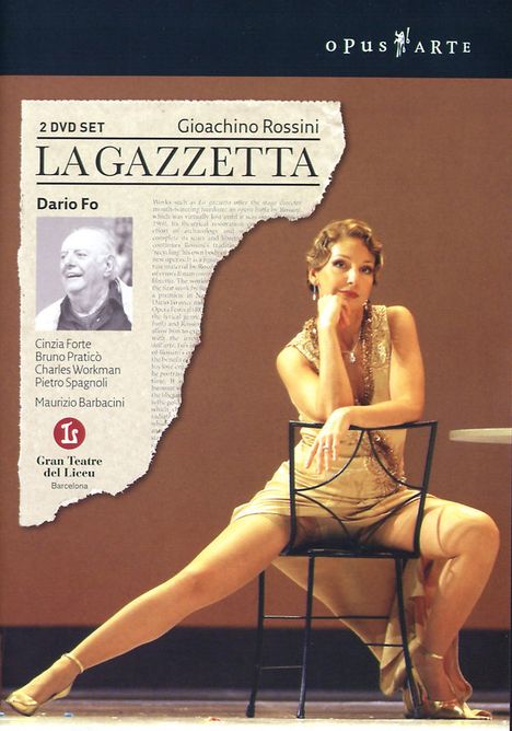 Gioacchino Rossini (1792-1868): La Gazzetta, 2 DVDs