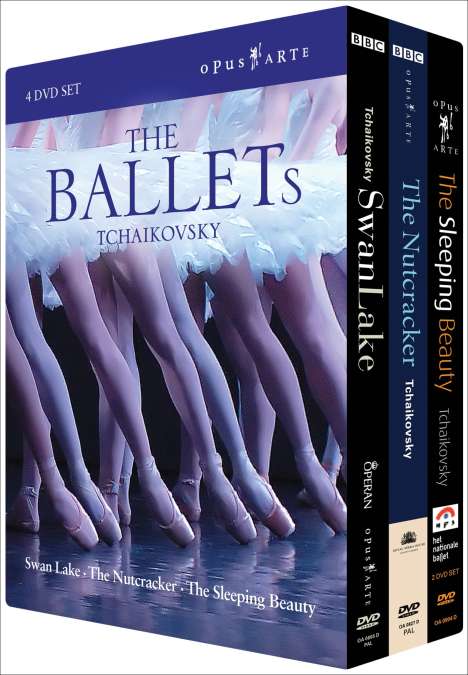 Peter Iljitsch Tschaikowsky (1840-1893): The Ballets, 3 DVDs