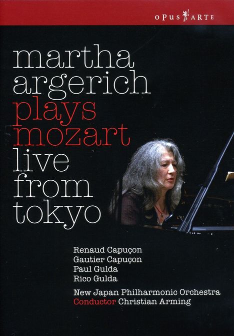 Martha Argerich spielt Mozart, DVD