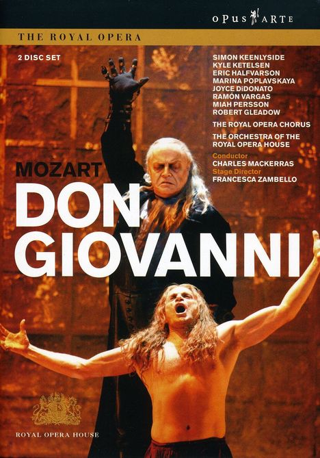 Wolfgang Amadeus Mozart (1756-1791): Don Giovanni, 2 DVDs