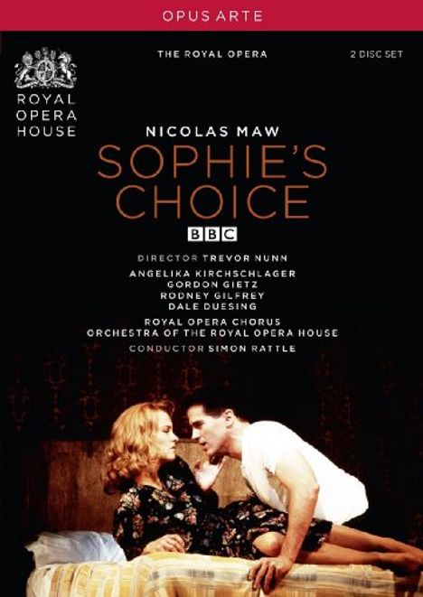 Nicholas Maw (1935-2009): Sophie's Choice, 2 DVDs