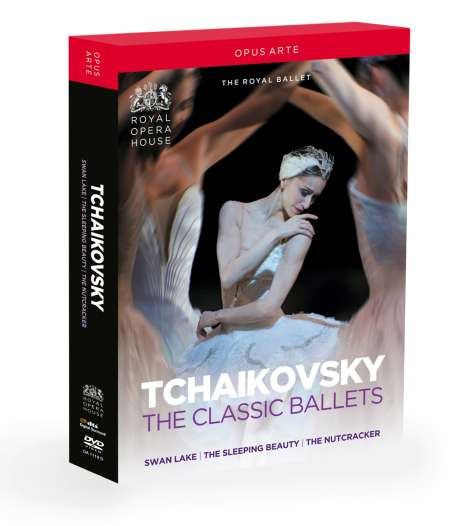 Royal Ballet Covent Garden: Tschaikowsky - The Classic Ballets, 3 DVDs