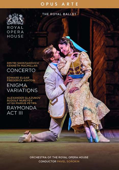 The Royal Ballet - Concerto / Enigma Variations / Raymonda (3.Akt), DVD