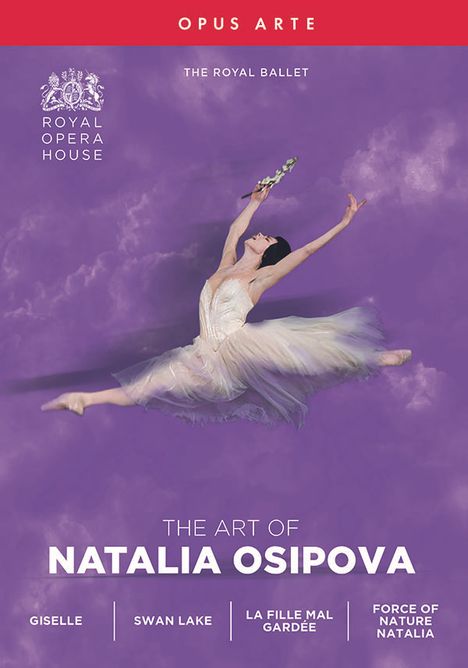 The Art of Natalia Osipova, 4 DVDs