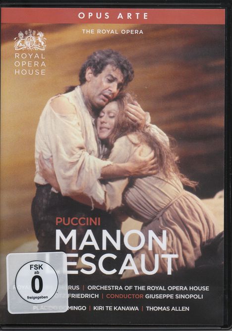 Giacomo Puccini (1858-1924): Manon Lescaut, DVD