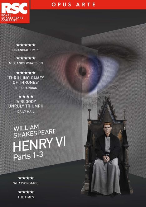 William Shakespeare: Henry VI Parts 1-3, 3 DVDs