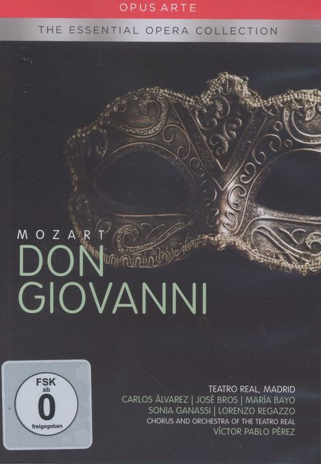 Wolfgang Amadeus Mozart (1756-1791): Don Giovanni, 2 DVDs