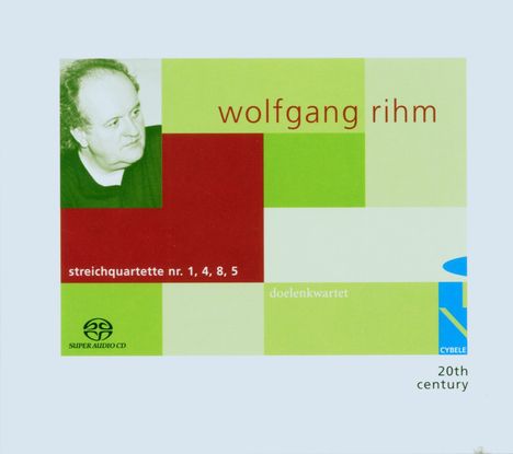 Wolfgang Rihm (1952-2024): Streichquartette Nr.1,4,5,8, Super Audio CD