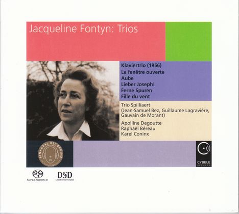 Jacqueline Fontyn (geb. 1930): Trios, Super Audio CD