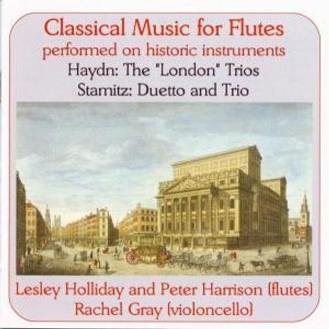 Joseph Haydn (1732-1809): Flötentrios H4 Nr.1-4 "Londoner", CD