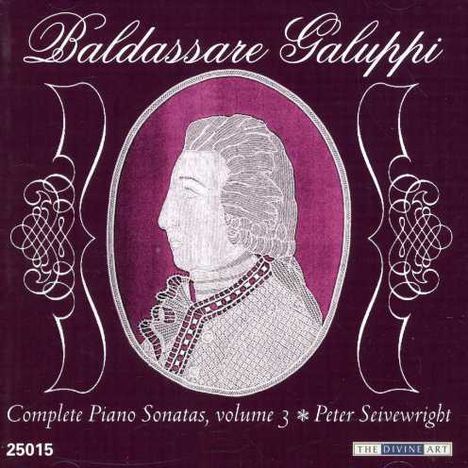 Baldassare Galuppi (1706-1785): Klaviersonaten Vol.3, CD