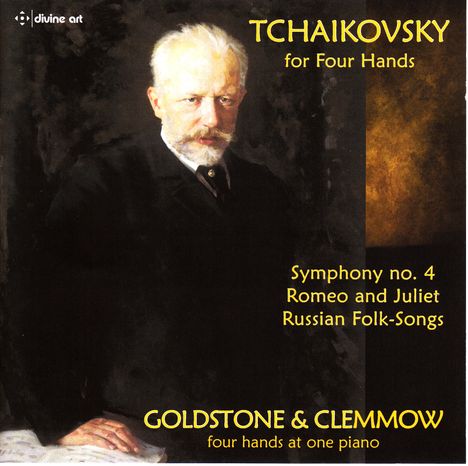 Peter Iljitsch Tschaikowsky (1840-1893): Symphonie Nr.4 (für Klavier 4-händig), CD