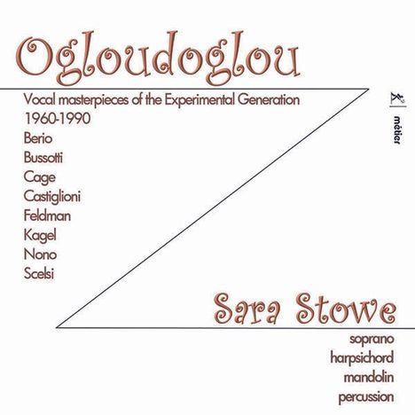 Sara Stowe - Ogloudoglou, CD