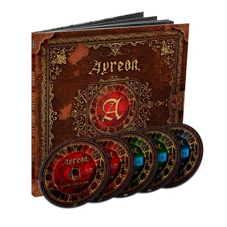 Ayreon: Electric Castle Live And Other Tales (Limited Earbook), 2 CDs, 2 DVDs und 1 Blu-ray Disc