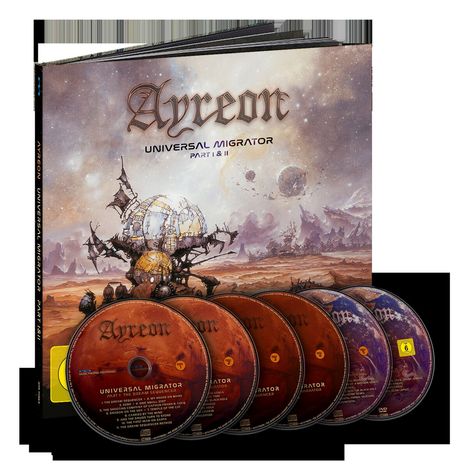 Ayreon: Universal Migrator Part I &amp; II (Limited Edition), 5 CDs und 1 DVD