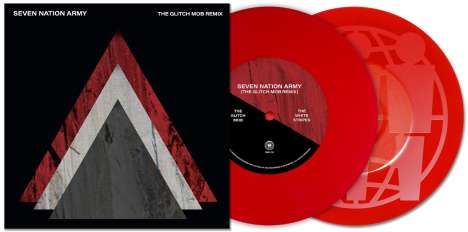 The White Stripes: Seven Nation Army x The Glitch Mob (Limited Edition) (Red Vinyl), Single 7"