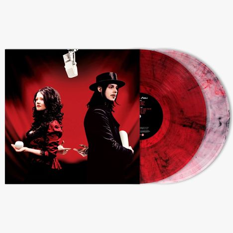 The White Stripes: Get Behind Me Satan (20th Anniversary Edition) (Deep Red & Black Smoke Vinyl), 2 LPs