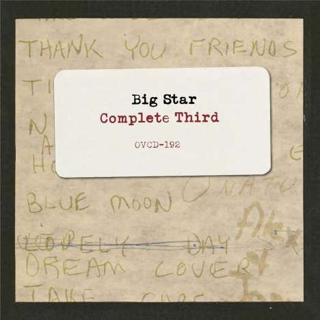 Big Star: Complete Third, 3 CDs