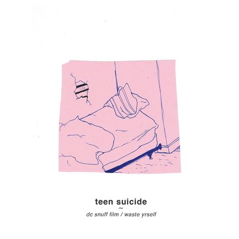 Teen Suicide: DC Snuff Film/ Waste Yrself (Pink Marbled Vinyl), LP