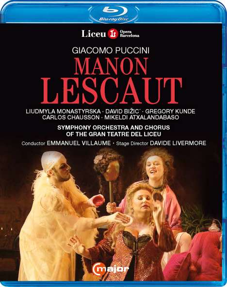 Giacomo Puccini (1858-1924): Manon Lescaut, Blu-ray Disc