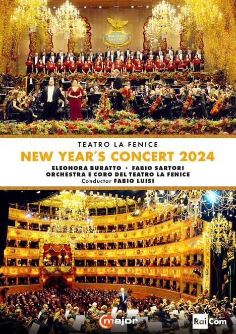 Neujahrskonzert 2024 (Teatro la Fenice) mit Fabio Luisi, DVD